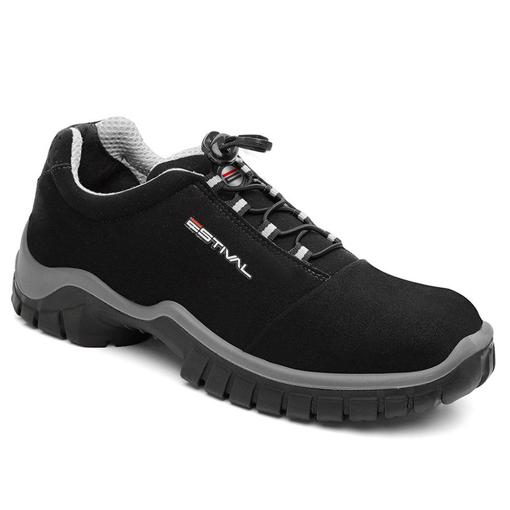 Sapato de Segurança em Microfibra Estival Energy - Preto e Cinza EN10021S2 1