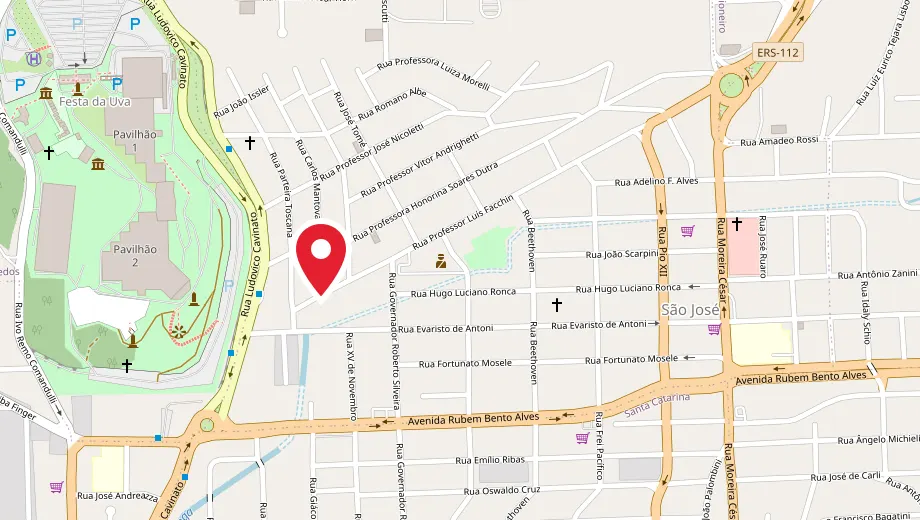 Mapa da Ferragem do Toninho na Rua 15 de Novembro, 582